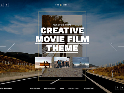 NRGVideo - Movie Film Marketing WordPress Theme film full screen marketing movie portfolio producer production promotion studio trailer video wordpress