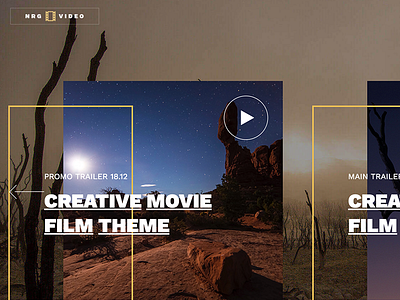 NRGVideo - Movie Film Marketing WordPress Theme