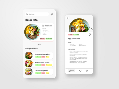 Food Recipe sharing ui