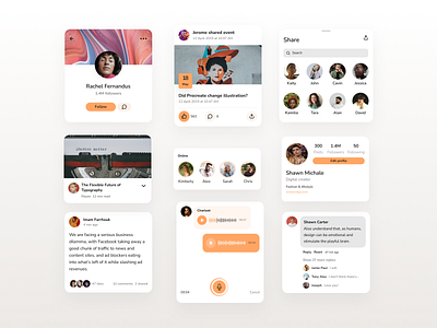 Social app concept