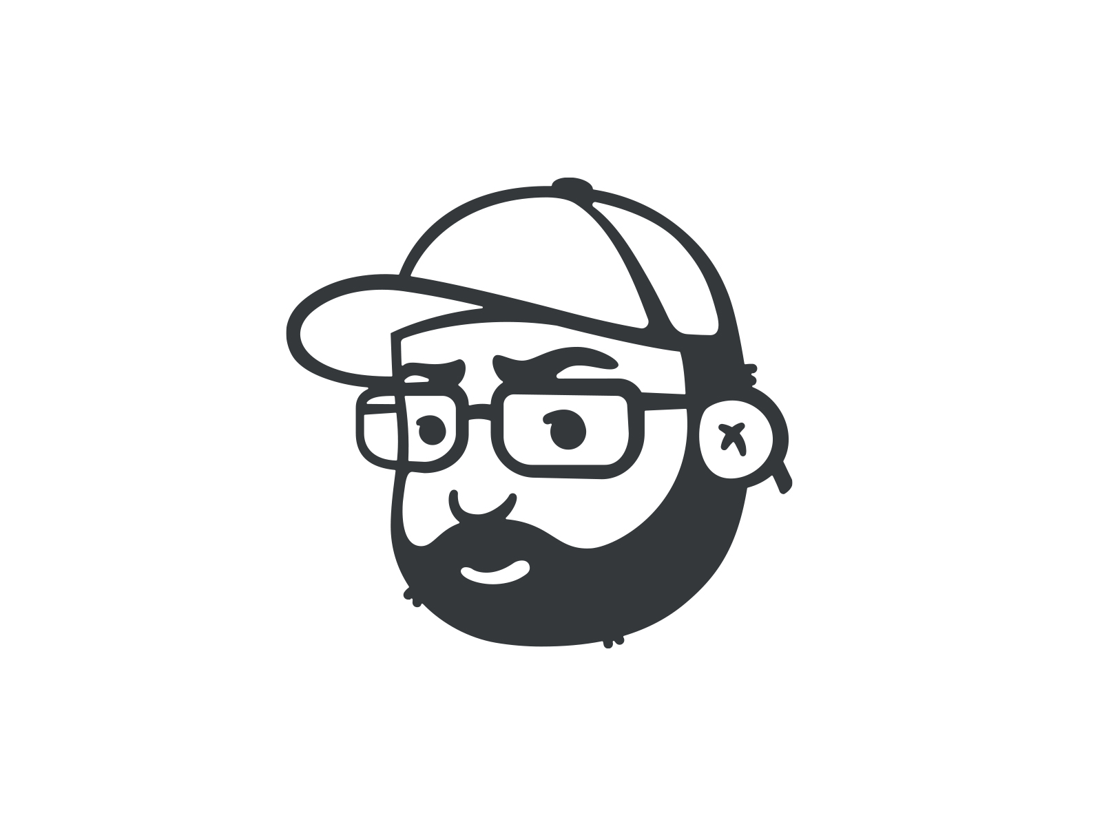 Bald man avatar simple icon Stock Vector Image  Art  Alamy
