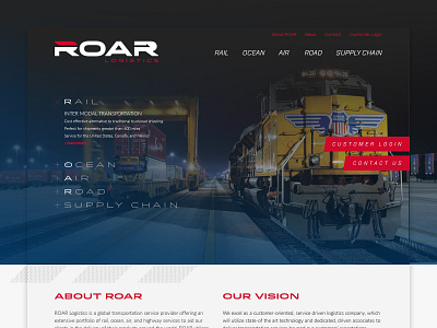 Roar Logistics Homepage