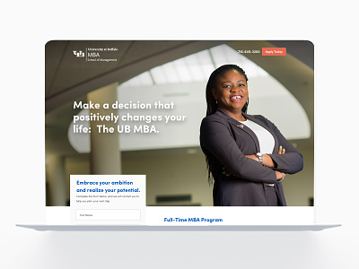UB MBA Landing Pages