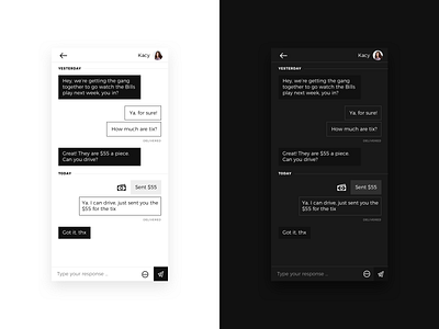 Daily UI 013  •  Direct Messaging