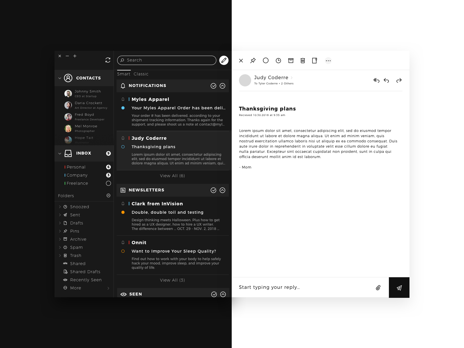 email-application-design-by-tyler-coderre-on-dribbble