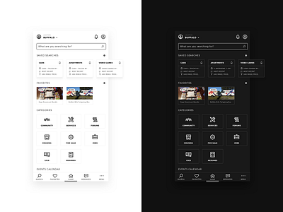 Daily UI 22 • Search app black craigslist daily ui minimal mobile search ui ux ux ui white