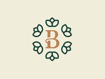 Brittany Leo HR Branding branding design gold green icon illustration logo minimal typography vector wordmark