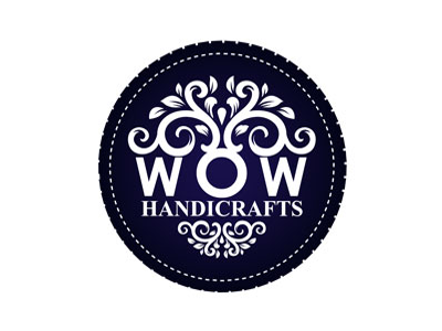 Wow handicraft branding branding handicraft identity design logo design