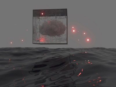 Cloud 3D artwork - Isolation