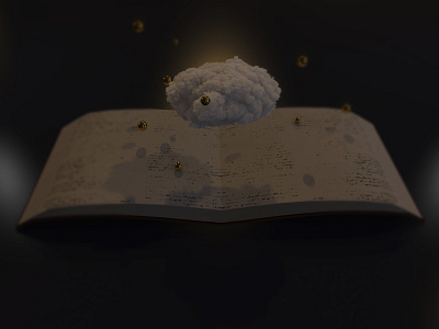 3D Cloud Compositing - Book Artwork