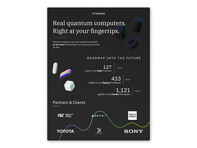 One Pager Company Profile design graphic design poster