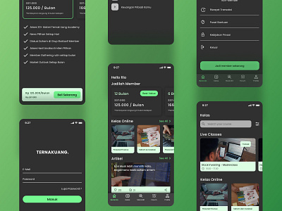 Stock Learning Mobile App clean dailyinspiration designer learning app learning platform mobile app mobile ui stock ui uidesign uitrends uiux userinterface
