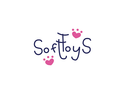 SofToyS [2] for kids illustrator logo paws soft toys softoys toys toyshop vector