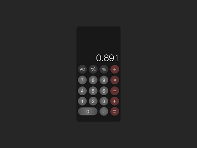 DailyUI Day4 Simple Calculator