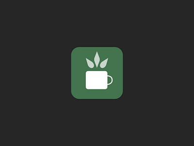 DailyUI Day5 App Icon app cup design flat icon logo minimal minimalistic ux