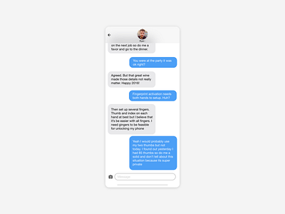 Daily UI Day 13 Direct Messaging