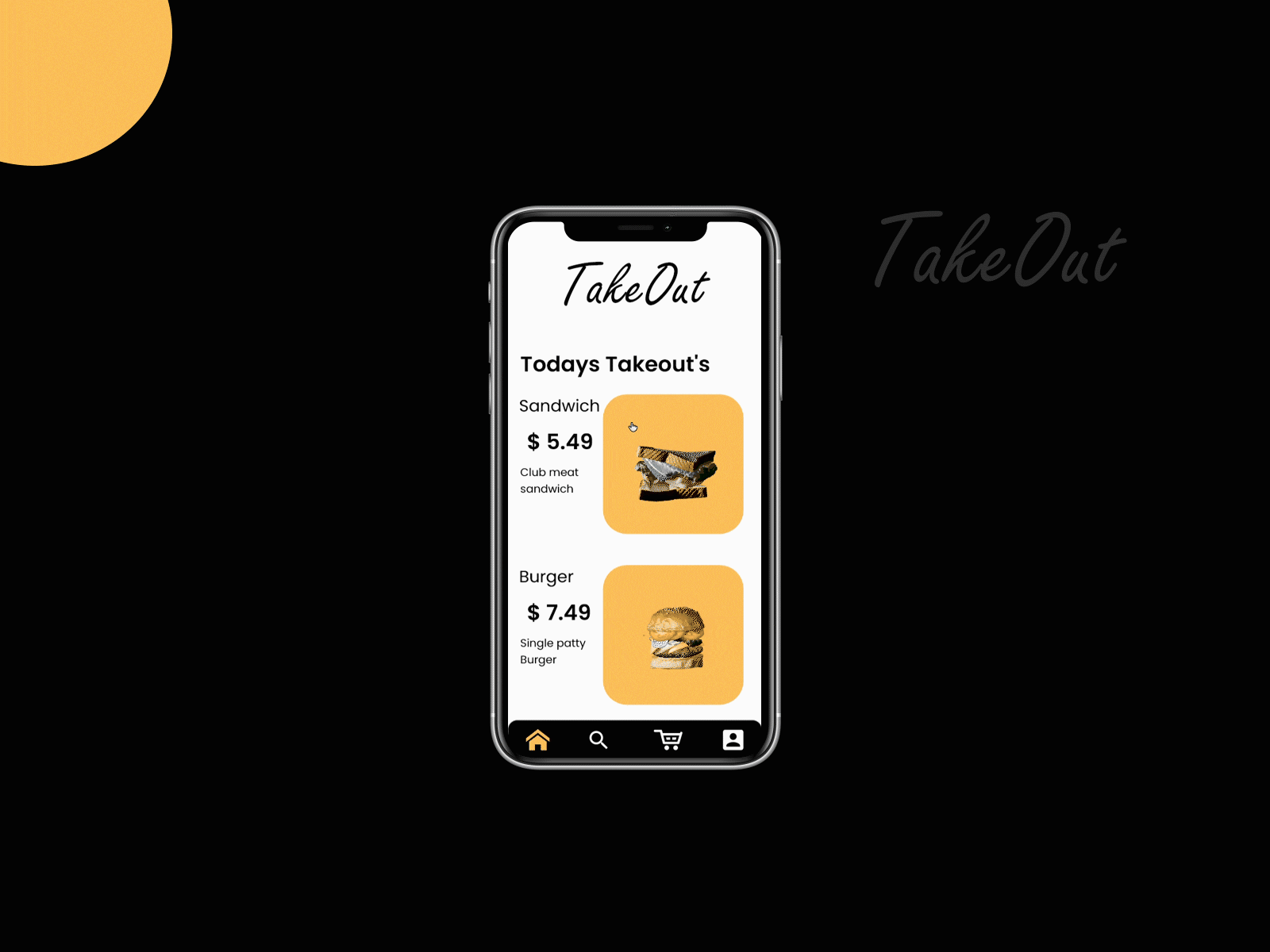 Take Out- Food App