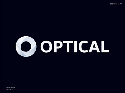 Optical Logo Design design o letter logo o logo optical logo