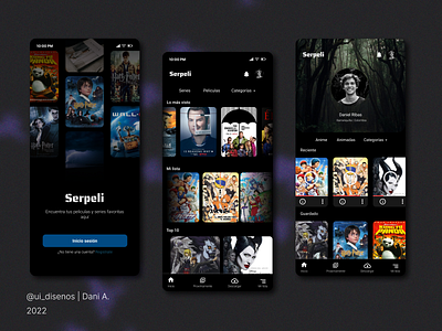 Serpeli app design design3 interface ui ux