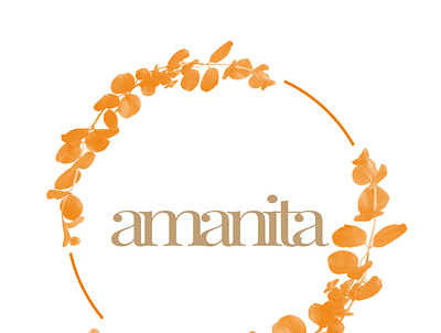 AMANITA branding design illustration illustrator logo minimal vector