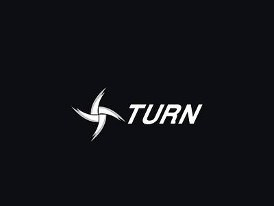 Turn logo D 01 illustration logos typography