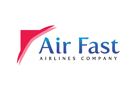 Air Fast - Airlines Company Logo. branding graphic design illustration logo logos