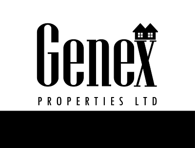 Genex Properties Ltd - Real estate Company Logo. branding design graphic design illustration logo logos typography ui