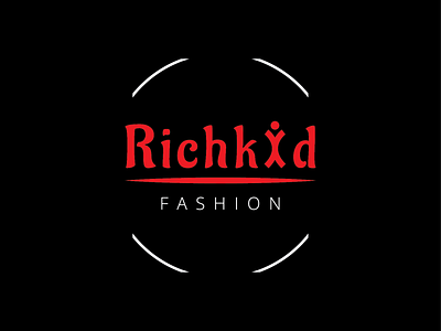 Richkid Fashion - Fashion Brand Logo. branding design graphic design illustration logo logos typography