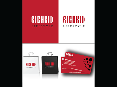 Richkid Lifestyle - Fashion Brand Logo-3. branding design graphic design illustration logo logos typography ui ux vector