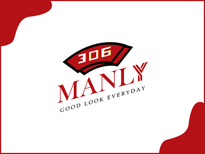 306 Manly Fashion Brand Logo. branding design graphic design illustration logo logos typography ui vector