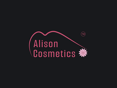 Alison Cosmetics - Logo core Logo challenge . branding design graphic design illustration logo logos typography