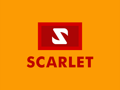 Scarlet Logo. branding design graphic design illustration logo logos typography ui ux vector