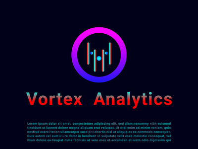Vortex Analytics - Logocore Logo Challenge. branding design graphic design illustration logo logos typography ui ux vector