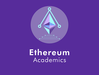 Ethereum Academics Logo. branding design graphic design illustration logo logos typography ui ux vector