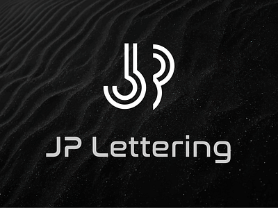 JP Lettering logo. branding design graphic design illustration logo logos typography ui ux vector