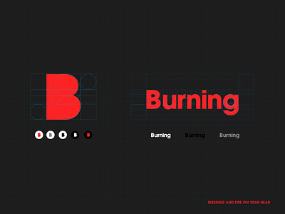 Burning branding branding design design flat icon logo minimal typography vector