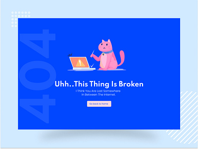 404 Error Page UI