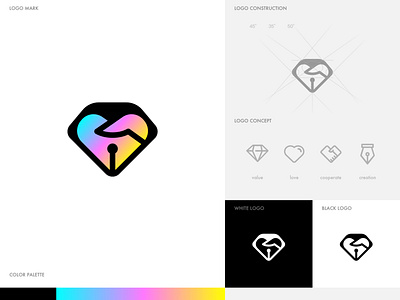 Team Logo Design brand gradient logo team logo