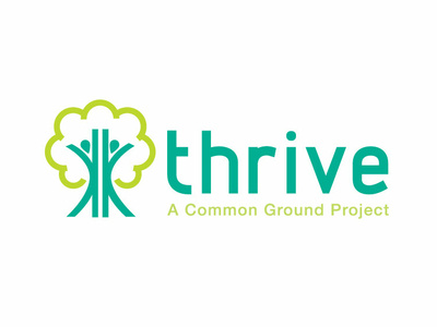 Thrive Logo design illustration logo