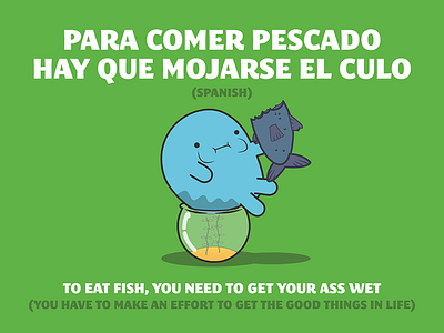 Food Idioms - Spanish ass babbel bowl culo fish food idioms pescado spain spanish wet