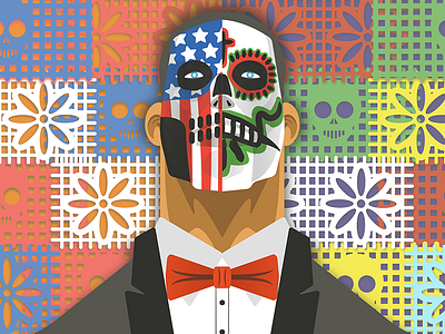 Dia de los Muertos (Final Version) america babbel dia de los muertos flag halloween mexico muertos skull suit tuxedo us usa