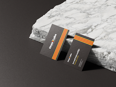Onze Labs Business Cards brand identity branding branding agency branding design business card business card design business card mockup clean design modern