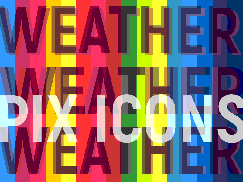 Icon Pix - Weather set