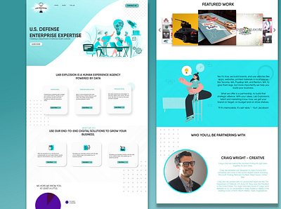 Lab Explosion Website Redesign branding graphic design minimal website ui ux website web ui web ui ux website design