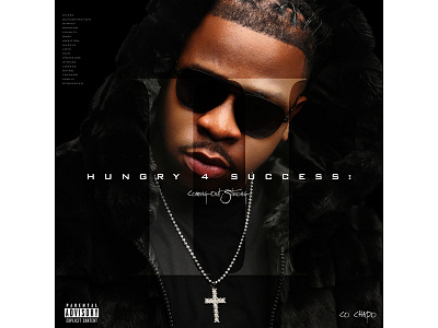 Hungry for Success 2 Album Cover album art branding clean design graphic design minimal music ui ux