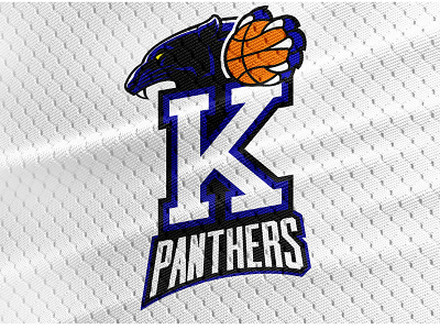 Kipp Panthers Middle School Basketball Team Logo