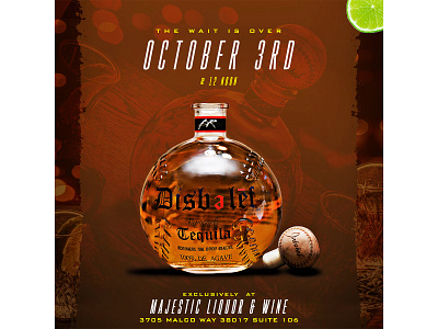 Disbelef Tequila Launch Flyer