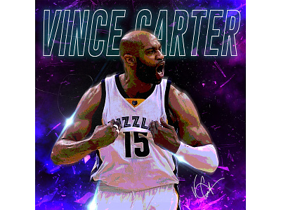 Graphic Design for Vince Carter
