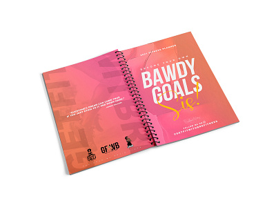 Bawdy Goals art branding clean design flyer graphic design logo minimal typography