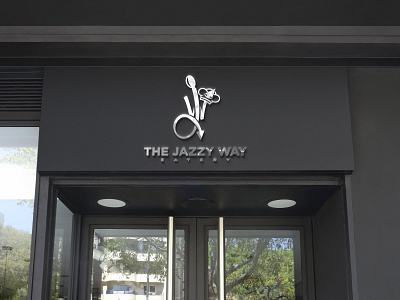 "The Jazzy Way Eatery" Restaurant Logo animation app branding design flat graphic design logo ui ux vector